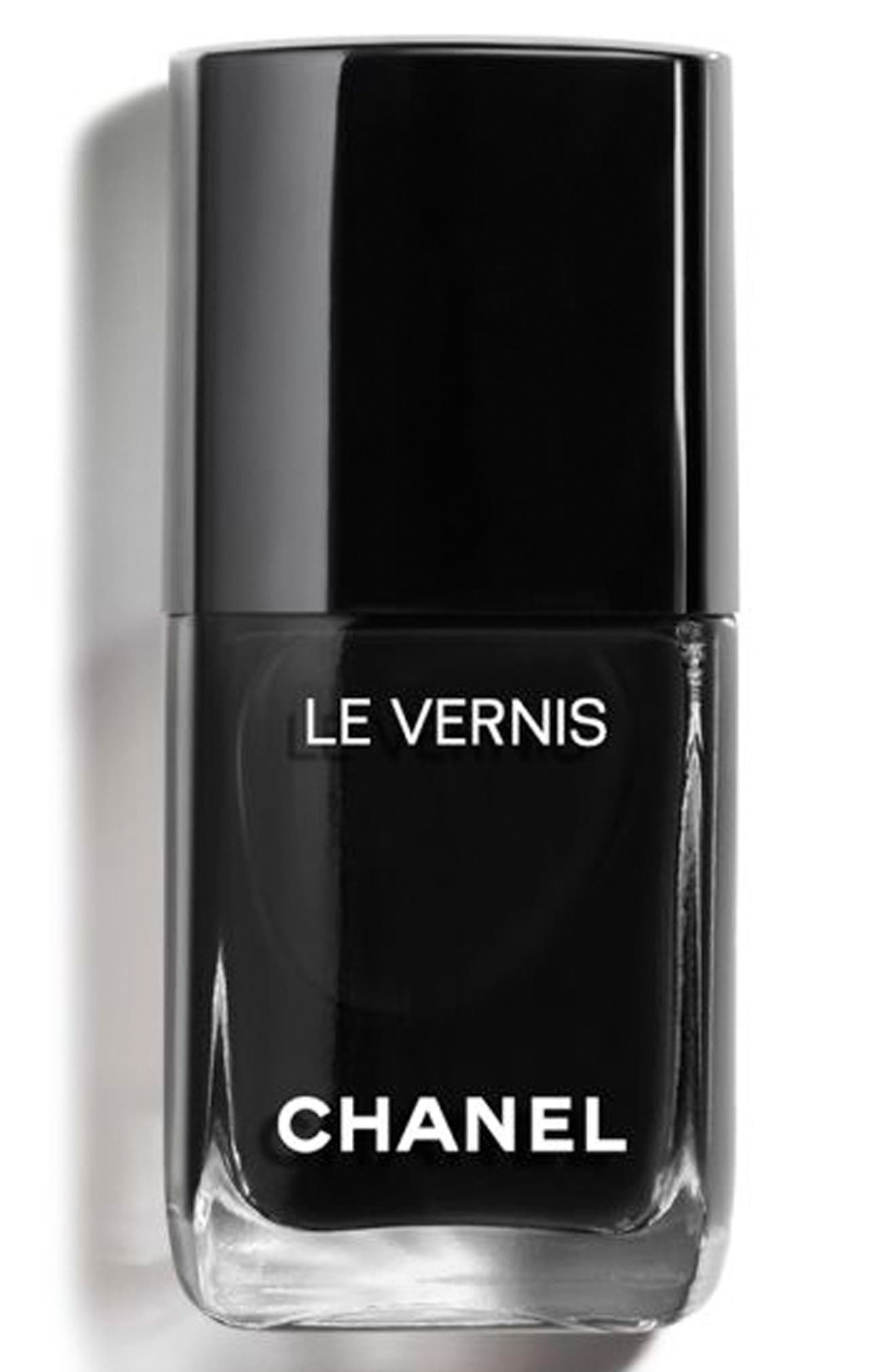 CHANEL,
                            LE VERNIS <br />Longwear Nail Colour,
                            Main thumbnail 1, color,
                            713 PURE BLACK
