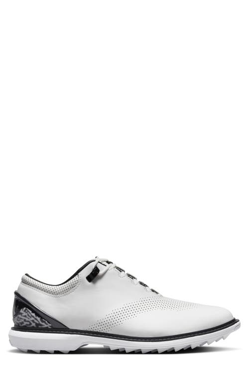 Shop Jordan Adg 4 Golf Shoe In White/white/black