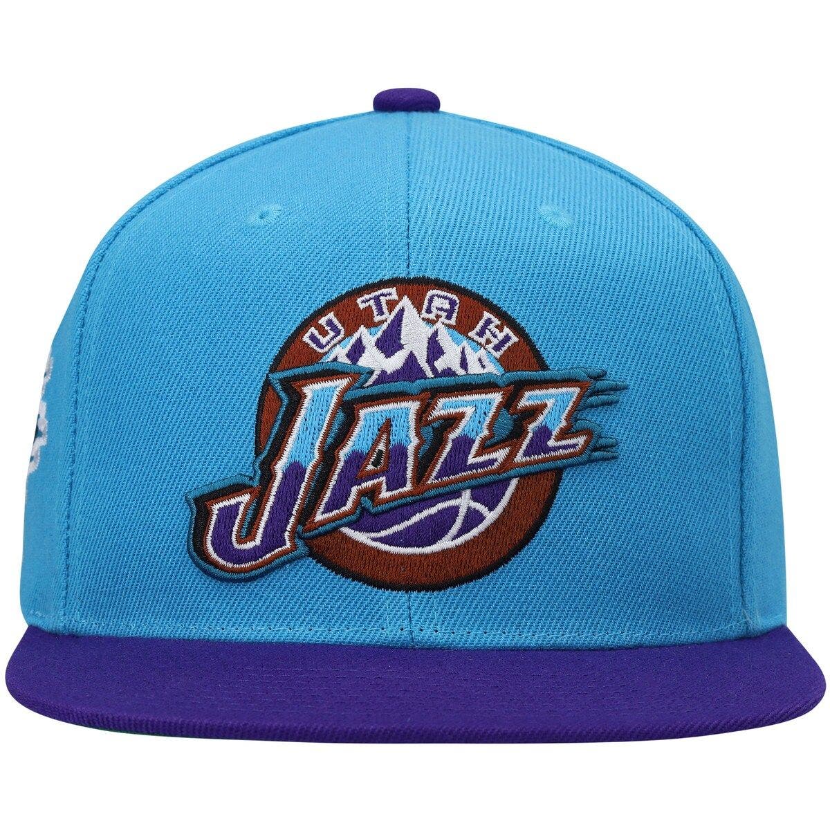 utah jazz snapback hats mitchell and ness