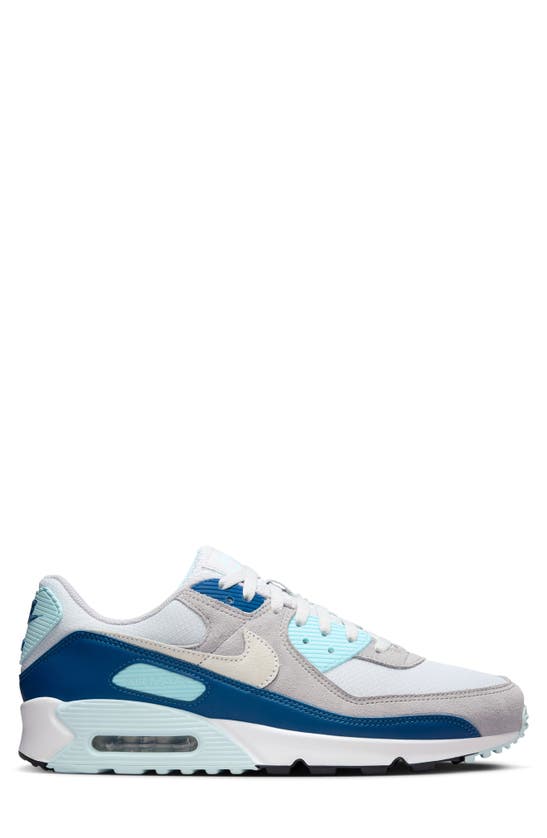 Shop Nike Air Max 90 Sneaker In Platinum/ White/ Glacier Blue