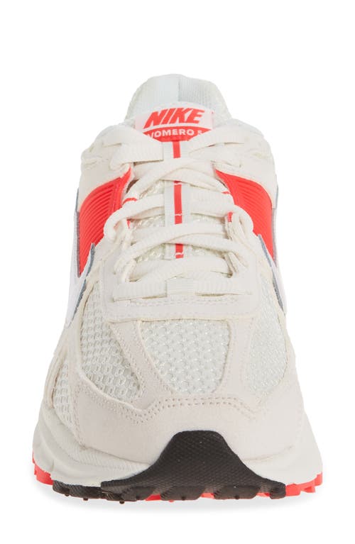 Shop Nike Zoom Vomero 5 Sneaker In Sail/siren Red/black