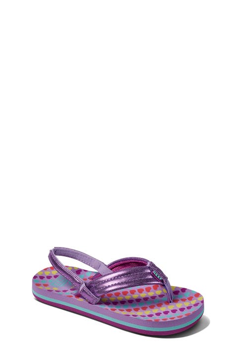 Reef Little Kid Sandals Reef Baby Little Bliss-Full Sandal, Navy Del Sur, 3-4 Medium US REEF Kids Sandals
