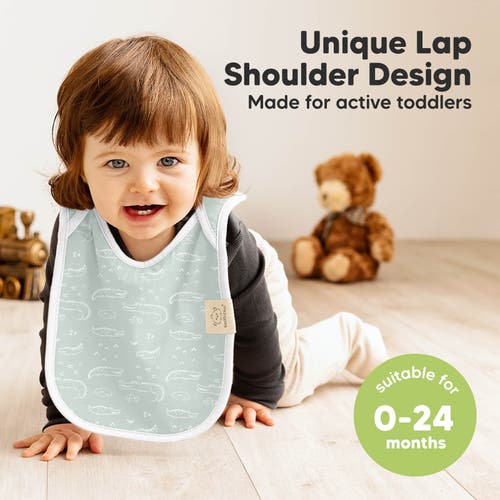 Keababies 8-pack Hallo Drool Bibs In Wilderness