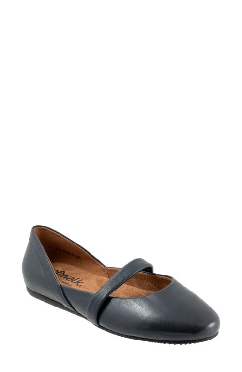 SoftWalk Samara Flat Navy at Nordstrom,