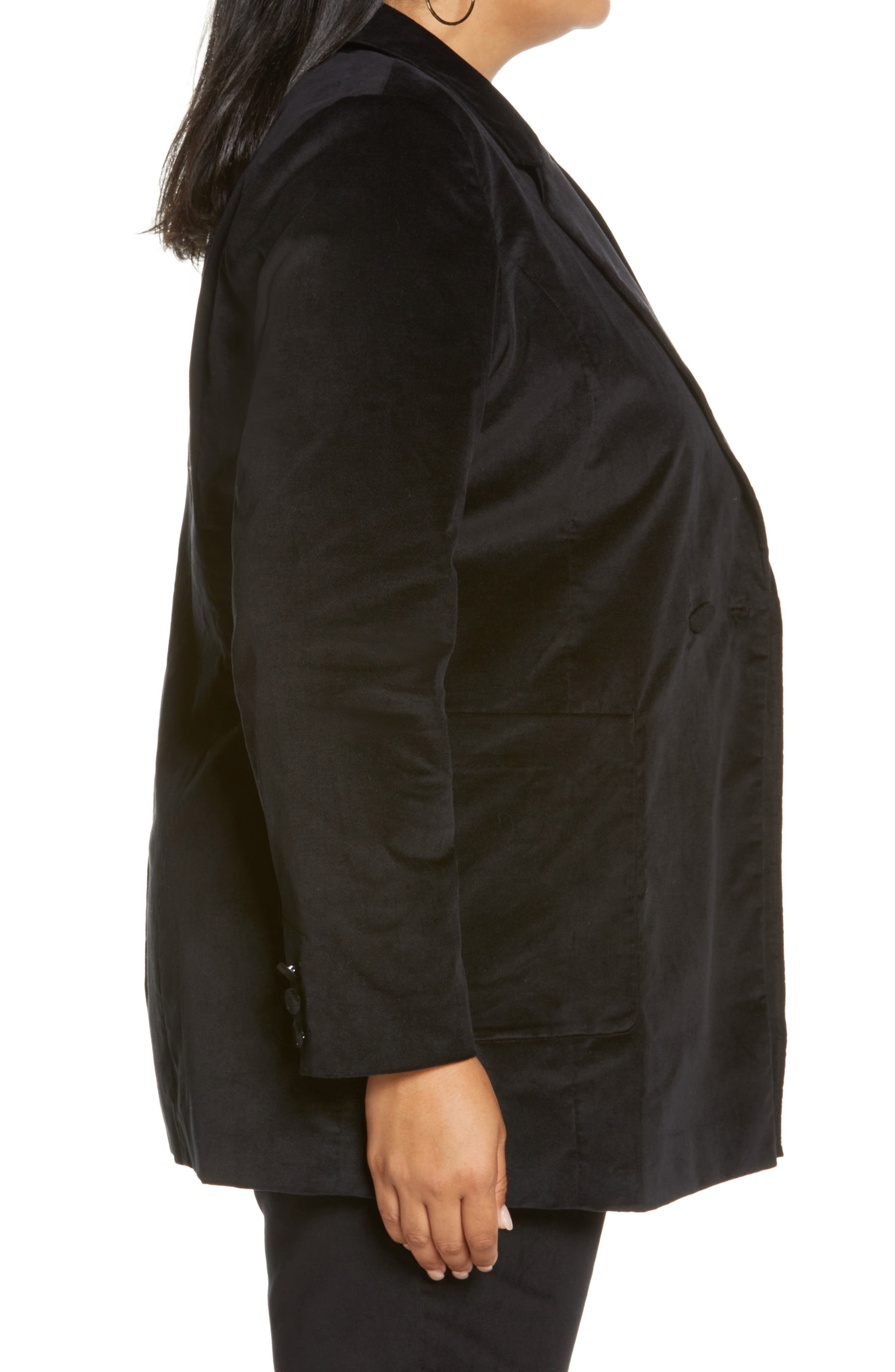 halogen velvet blazer