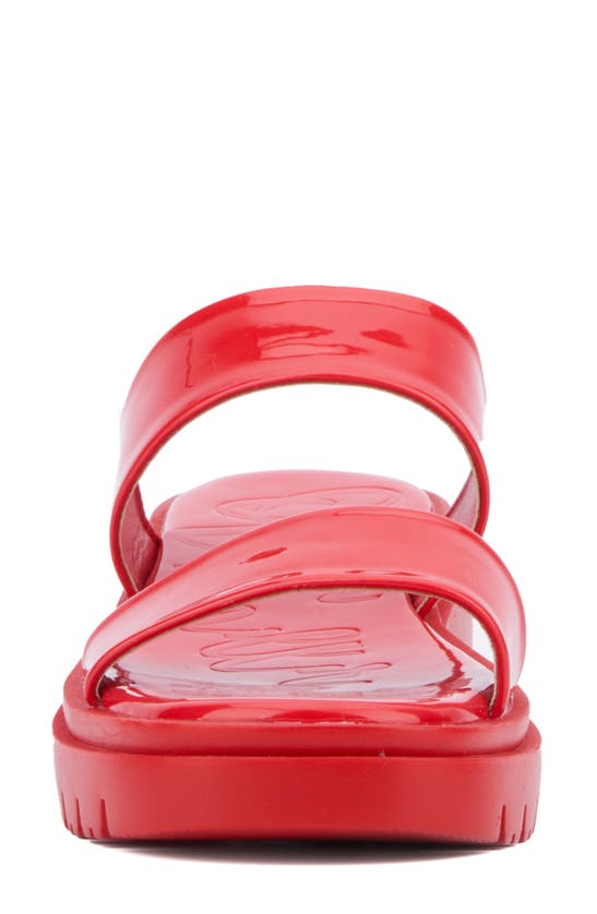 OLIVIA MILLER OLIVIA MILLER TEMPTING PLATFORM SLIDE SANDAL
