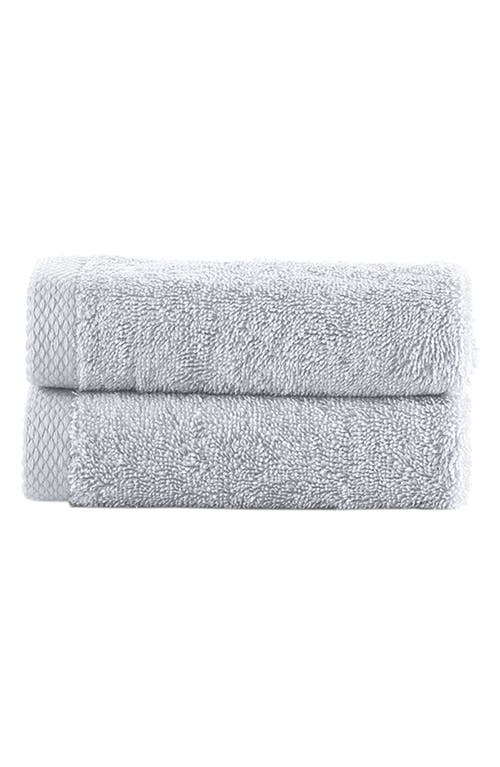 BROOKS BROTHERS BROOKS BROTHERS 2-PIECE SOLID SIGNATURE COTTON TOWEL SET 