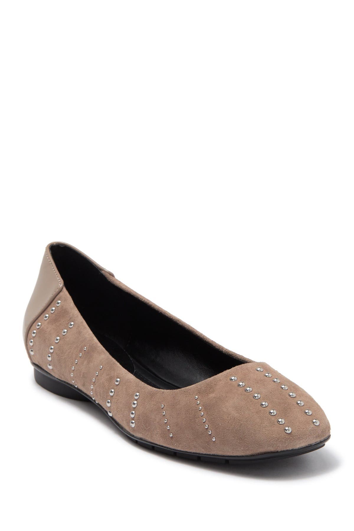 donald pliner black flats