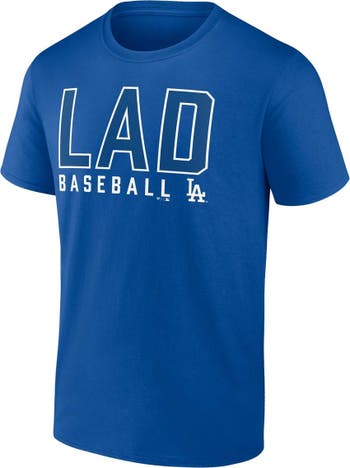 Men's Fanatics Branded Royal/White Los Angeles Dodgers Two-Pack Combo T-Shirt Set