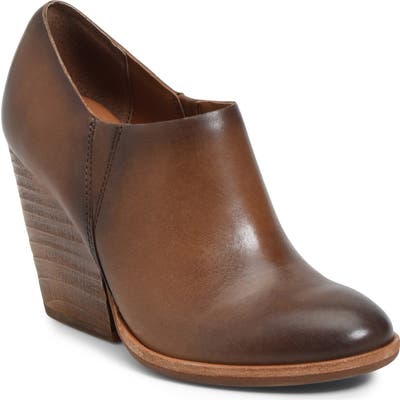 Kork-Ease Leav Demi Wedge Bootie- Brown