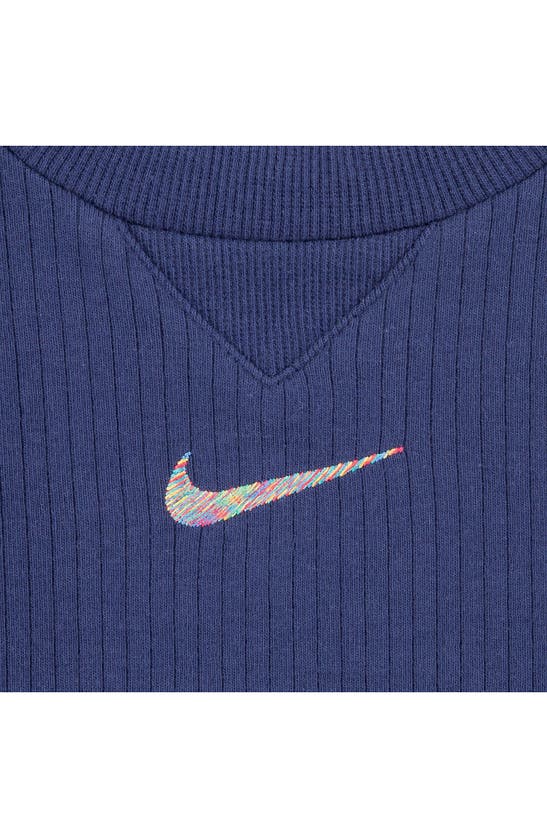 Nike Readyset Baby (12-24m) Shorts Set In Midnight Navy