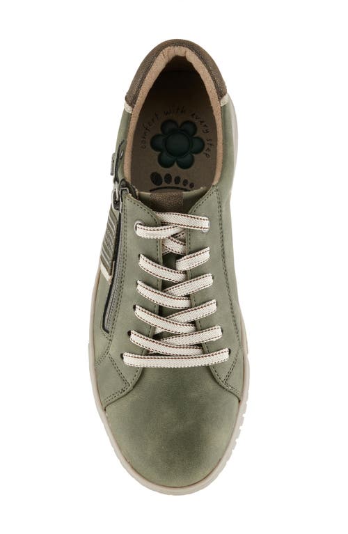 Shop Spring Step Jamia Water Resistant Sneaker In Olive Green