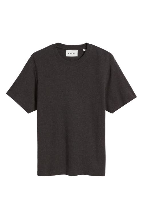 Duo Fold Cotton T-Shirt in Marron Heather