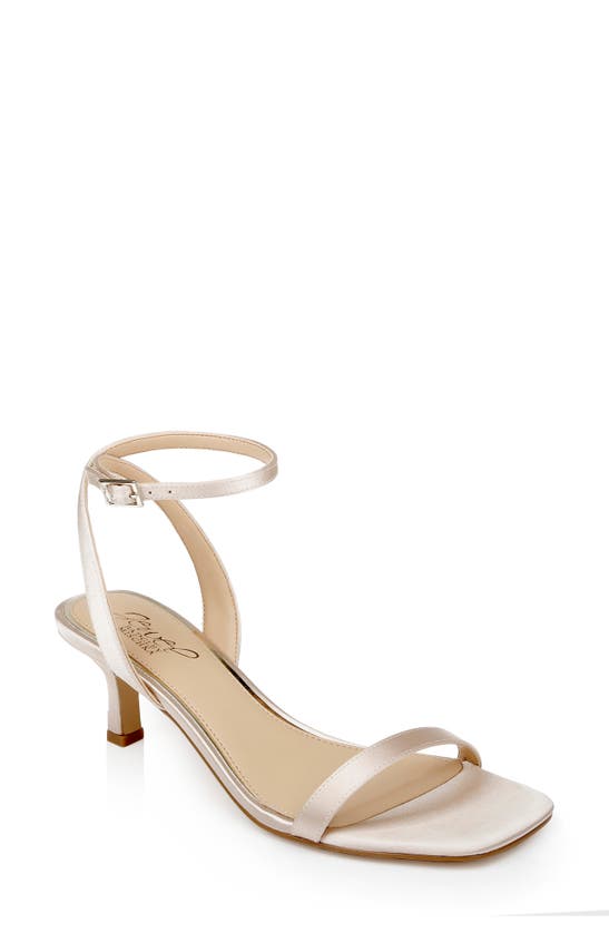 Jewel Badgley Mischka Women's Charisma Ii Evening Sandals Women's Shoes In Champagne Satin