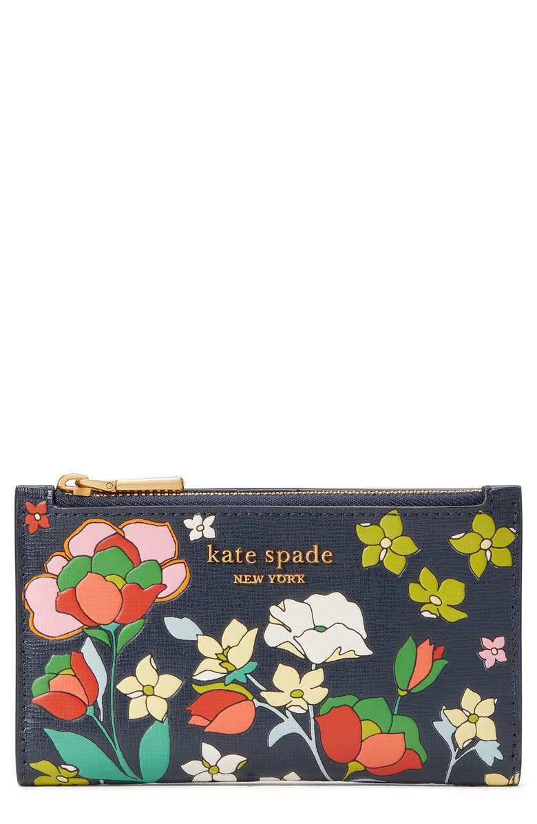 kate spade new york morgan floral embossed saffiano leather wallet |  Nordstrom