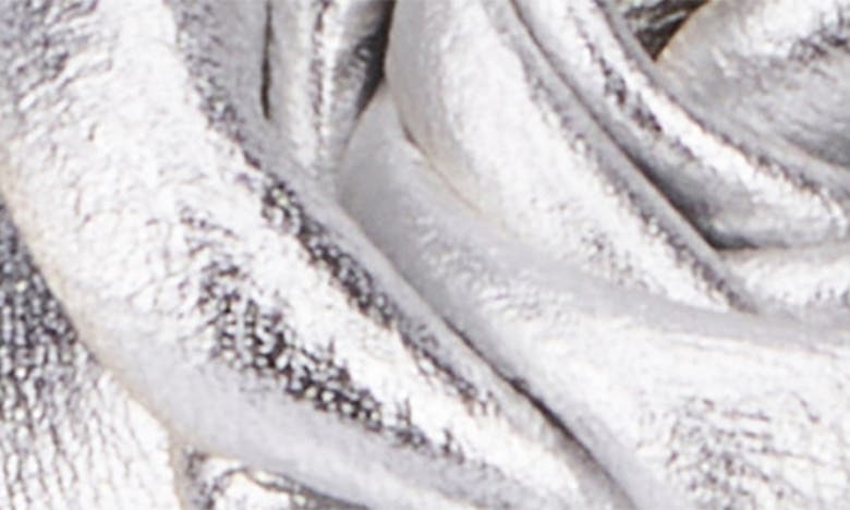 New York And Company Rosette Thong Sandal In Silver