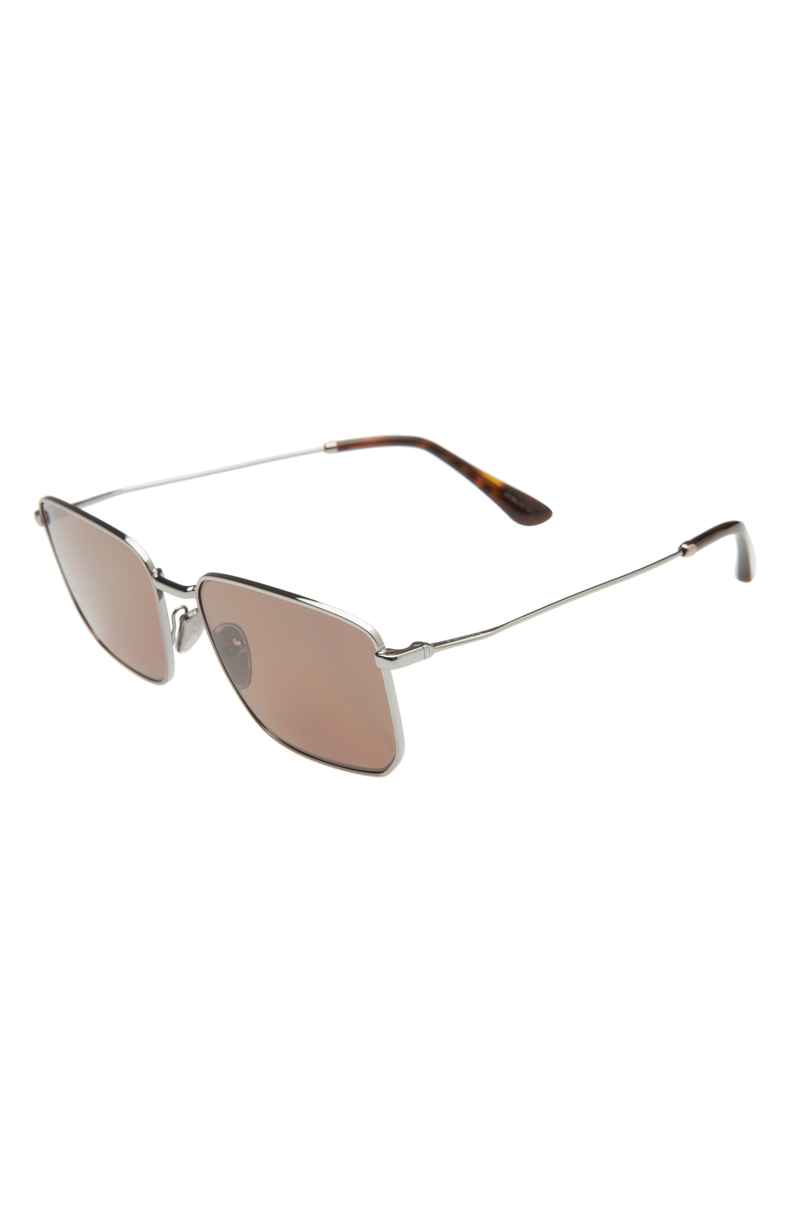 prada 56mm rectangle sunglasses