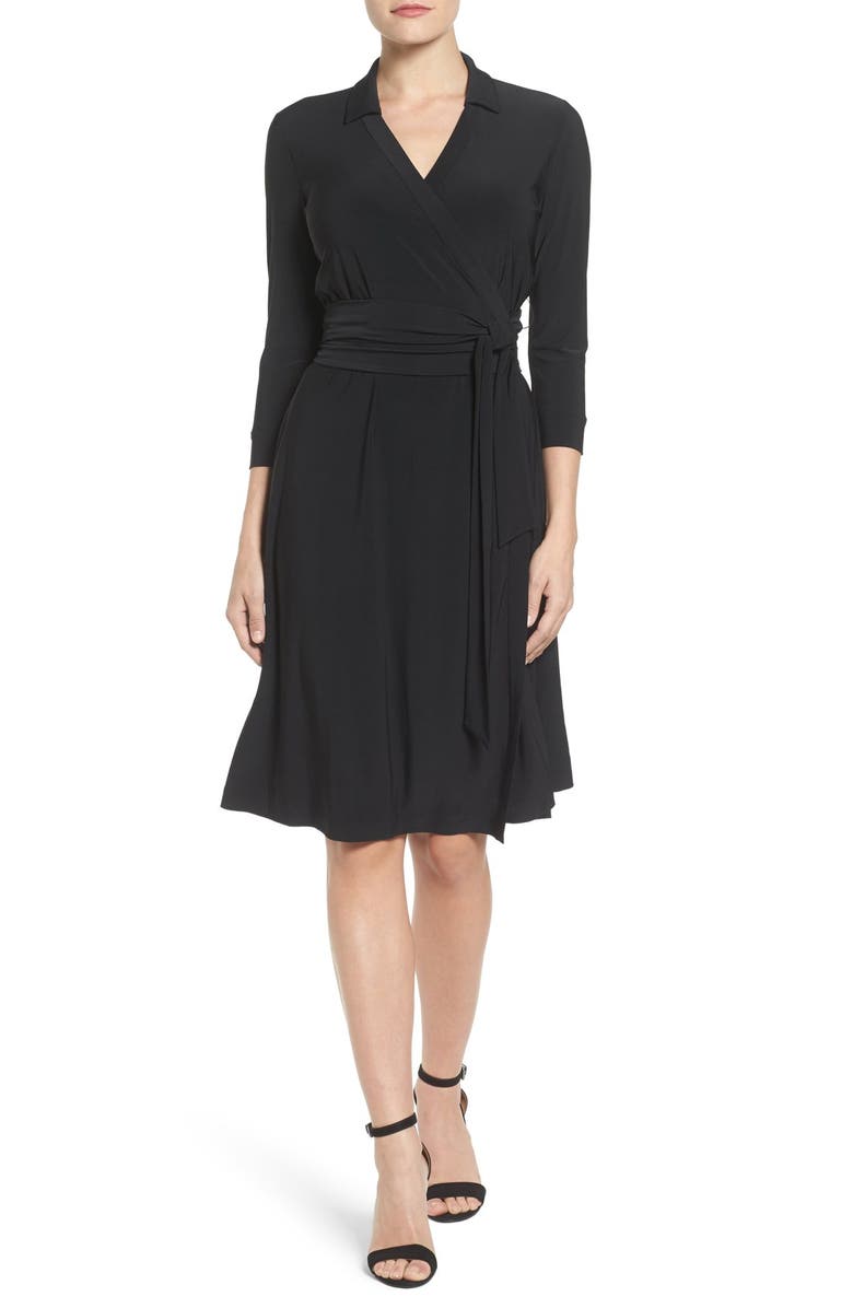 NIC+ZOE Luxe Jersey Faux Wrap Dress (Regular & Petite) | Nordstrom