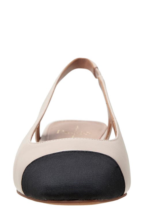 Shop Linea Paolo Charley Slingback Pump In Sand/black