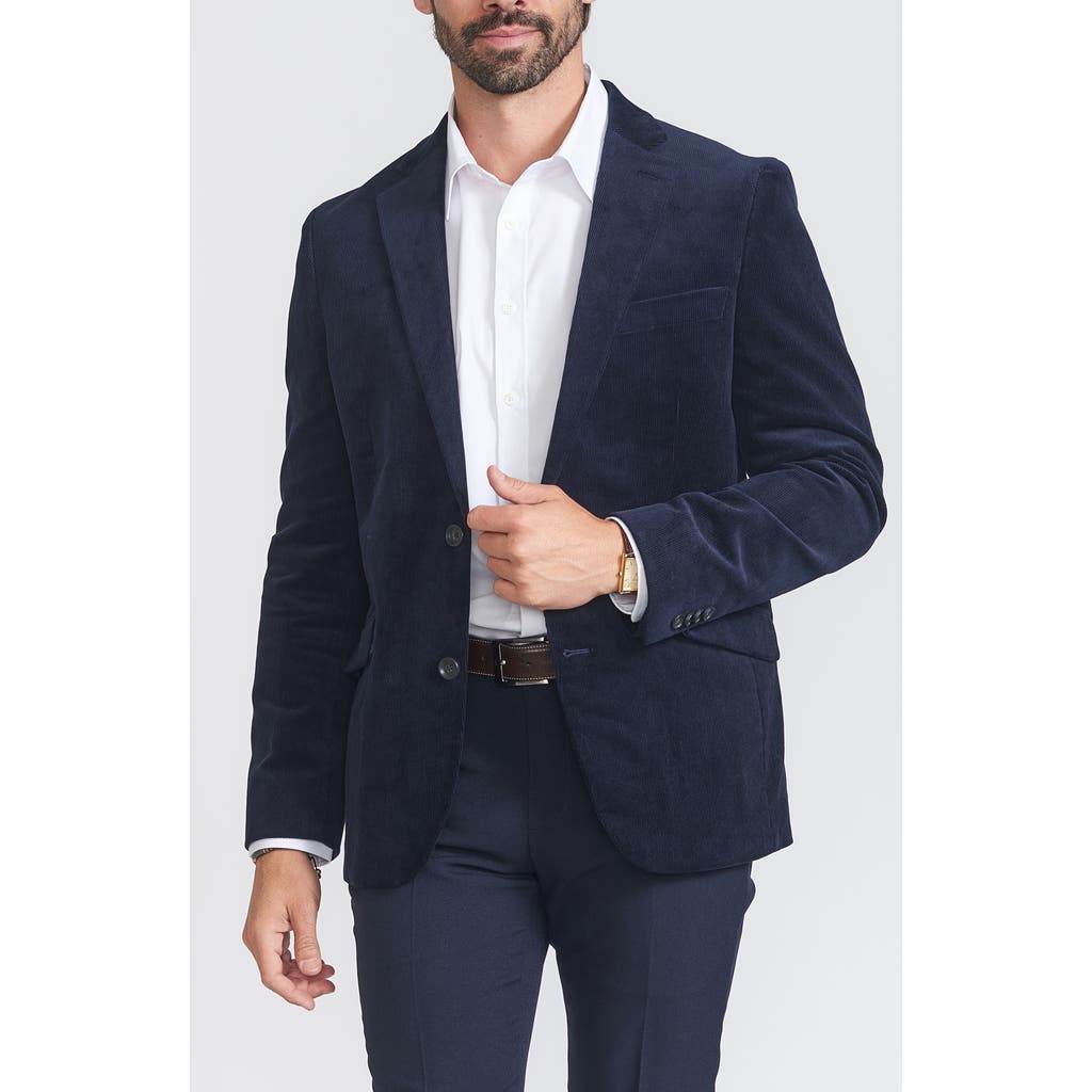 Savile Row Co Corduroy Sport Coat In Navy