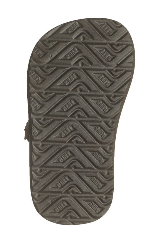 Shop Reef Kids' Little Ahi Flip Flop In Brown