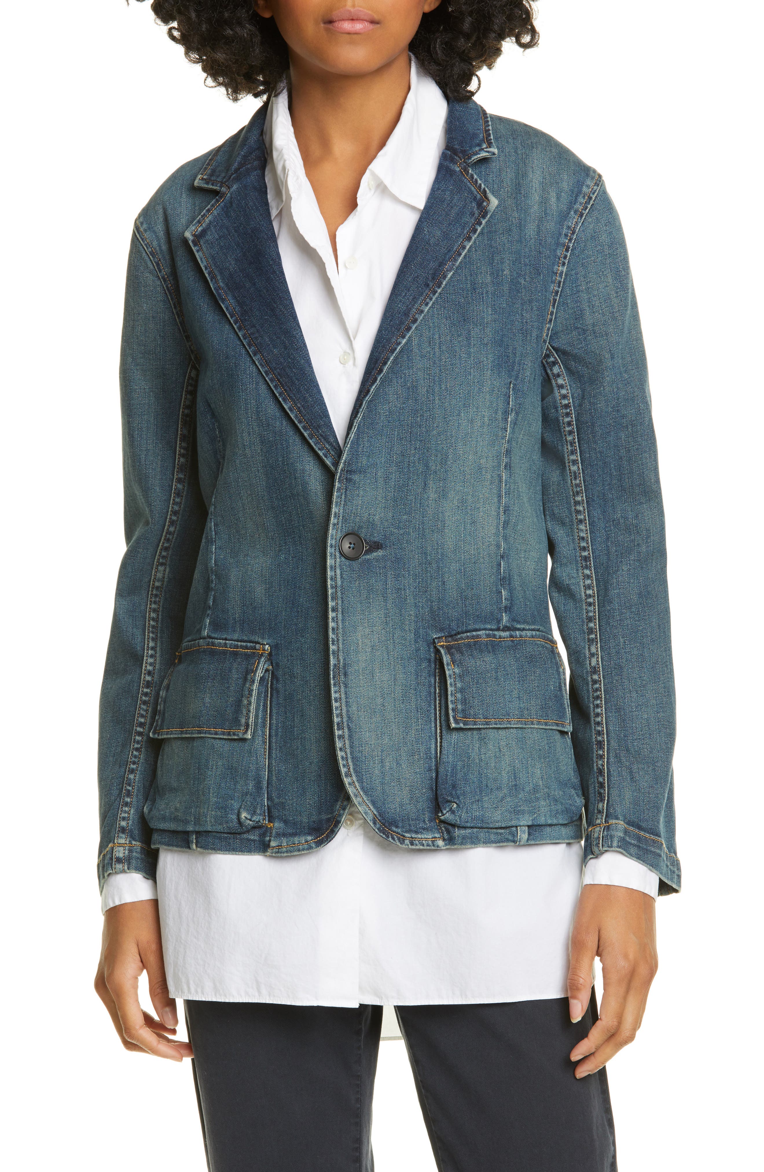 gray checkered trousers