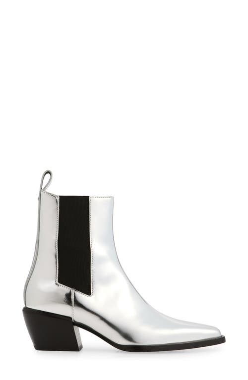 Shop Rag & Bone Joni Chelsea Boot In Silver