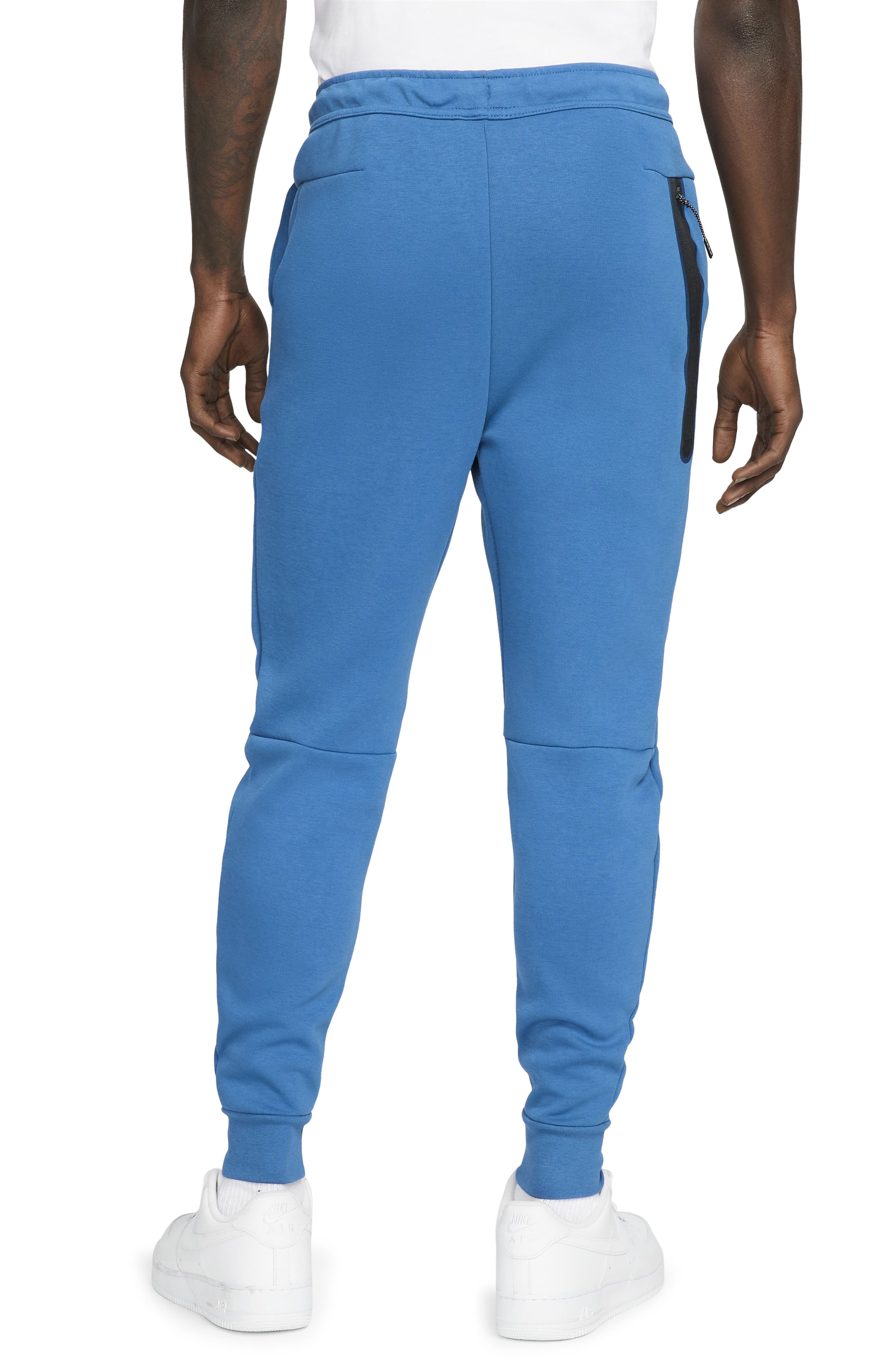 nike tech fleece stone blue joggers