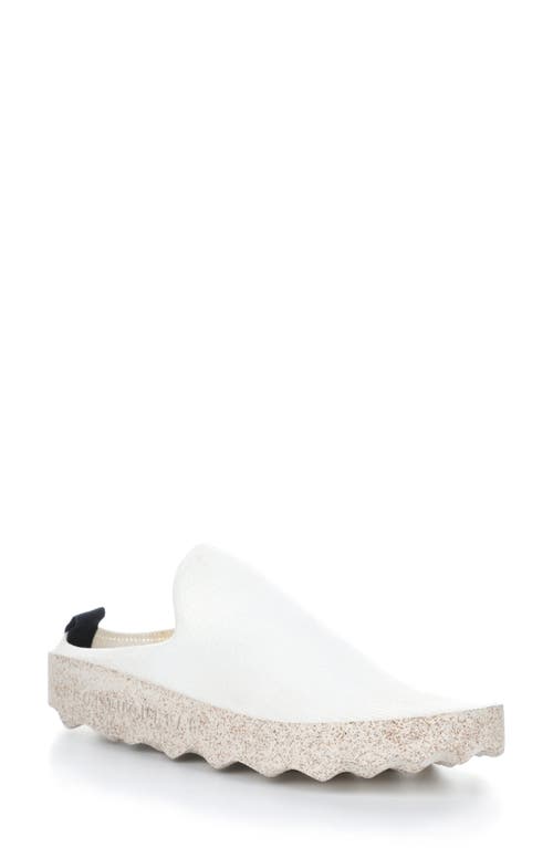 Asportuguesas by Fly London Clog in White/Natural S Cafe
