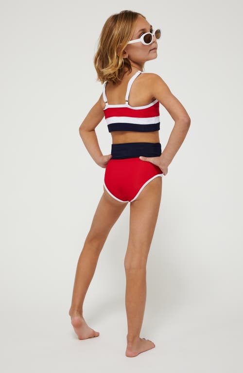 BEACH RIOT BEACH RIOT KIDS' LITTLE EVA & EMMIE TWO-PIECE SWIMSUIT 