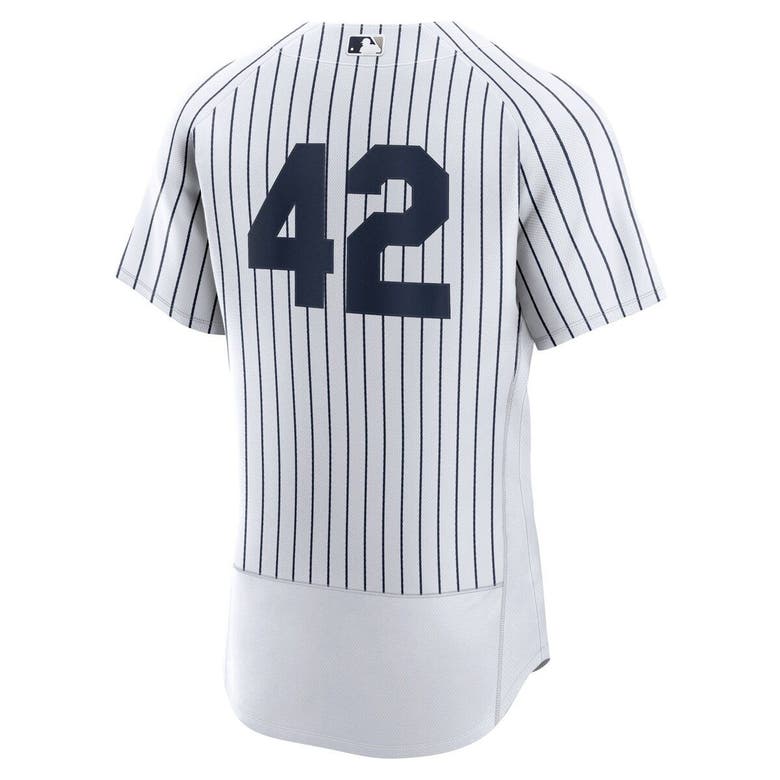 Nike Men's New York Yankees Jackie Robinson #42 Gray Cool Base Jersey