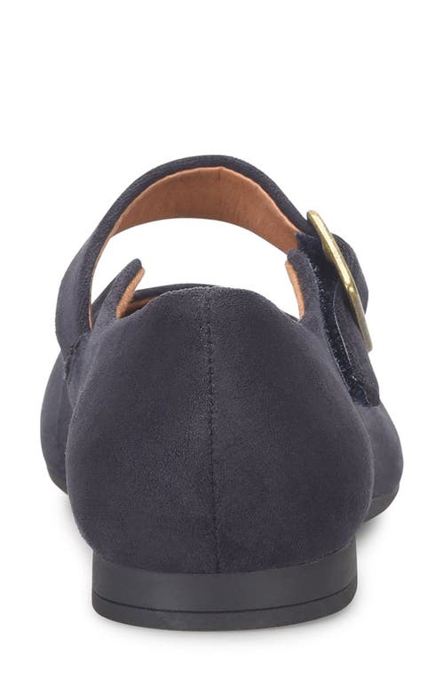 Eurosoft Kendal Mary Jane Flat In Navy Suede
