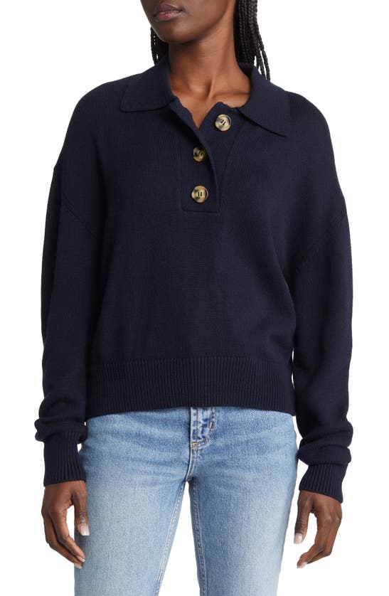 RAILS SHAE POLO SWEATER