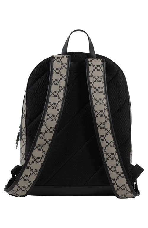 Shop Off-white Monogram Backpack In Brown Black