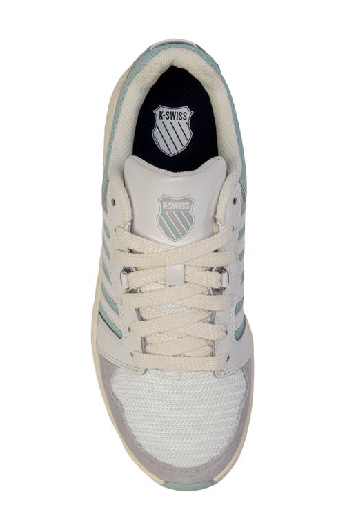 Shop K-swiss Rival Trainer Sneaker In Blanc/srf Spry/grey