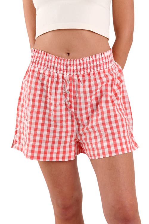 PEACHAUS PEACHAUS LOMANDRA ETHICAL-COTTON PAJAMA SHORTS 