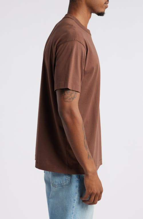 Shop Bp. Core Crewneck T-shirt In Brown Chestnut