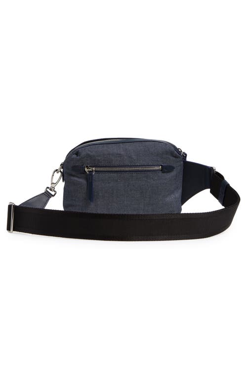 Shop Maison Margiela Glam Slam Sport Sling Bag In Blue/navy/black