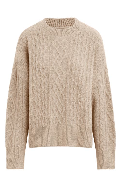 Shop Favorite Daughter Oversize Cable Knit Sweater In Basmati