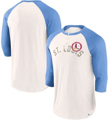 Men's Nike Red St. Louis Cardinals 3/4-Sleeve Raglan T-Shirt
