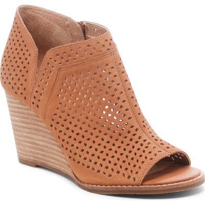 Lucky Brand Jazley Wedge Bootie, Brown