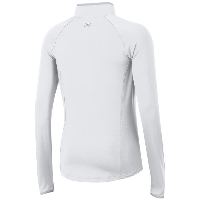 Shop Under Armour White Arnold Palmer Invitational T2 Green Quarter-zip Pullover Top