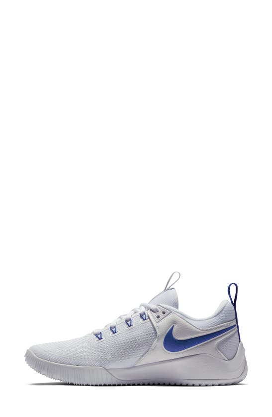Shop Nike Zoom Hyperace 2 Volleyball Shoe In White/ Game Royal