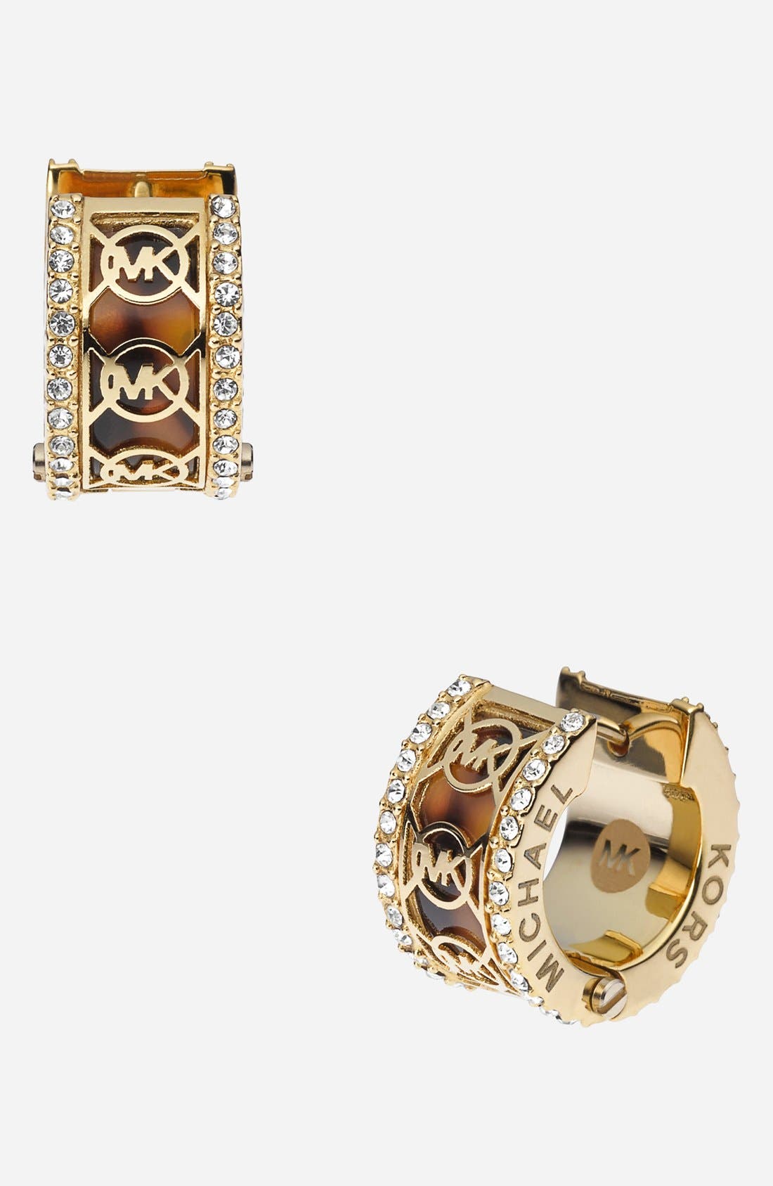 michael kors monogram earrings