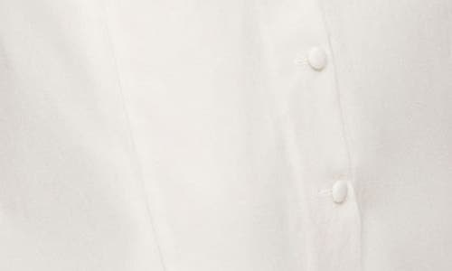 REFORMATION REFORMATION ALIDA ORGANIC COTTON BUTTON-UP MIDI DRESS
