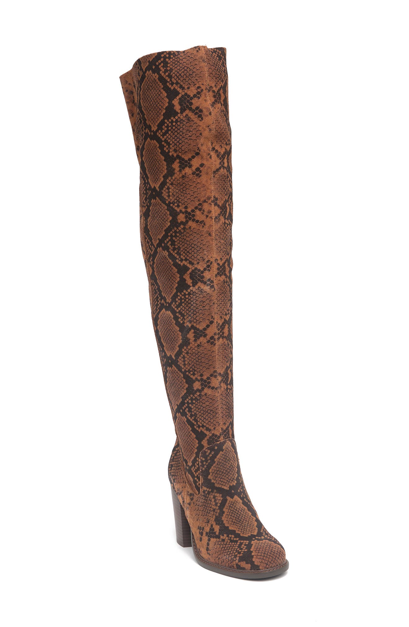 over knee boots snake