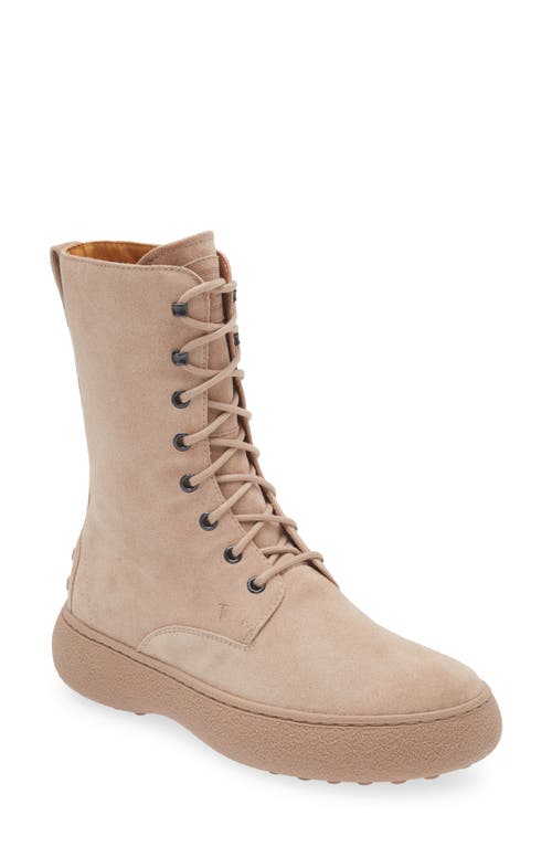 Tod's Winter Gommini Side Zip Boot in Lingerie/Beige Rose at Nordstrom, Size 6Us