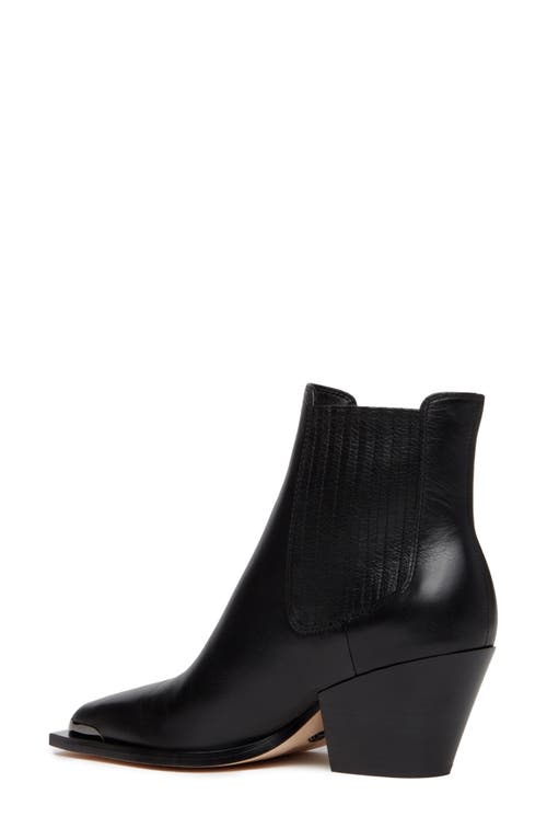 Shop Paige Lyra Pointed Toe Chelsea Boot In Black