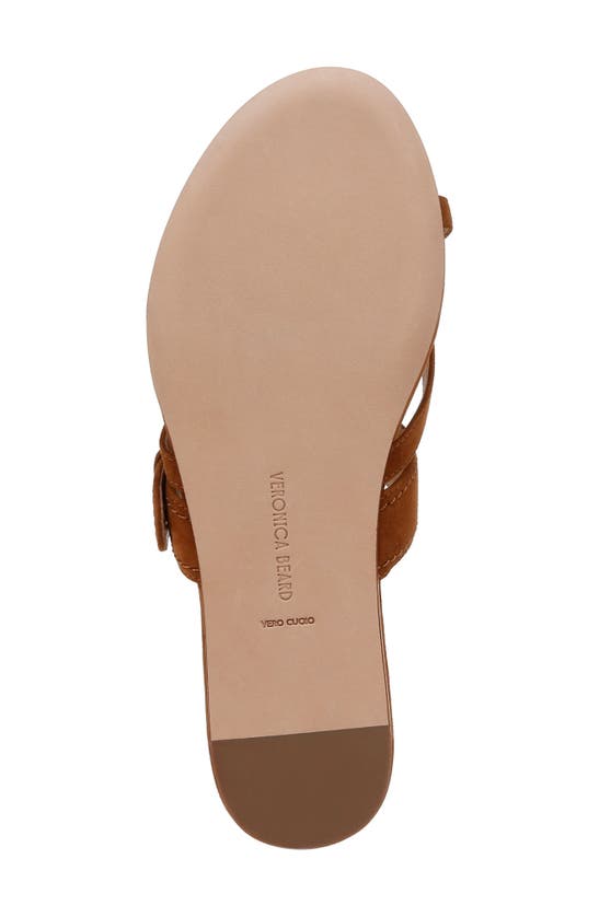 Shop Veronica Beard Salva Slide Sandal In Caramel