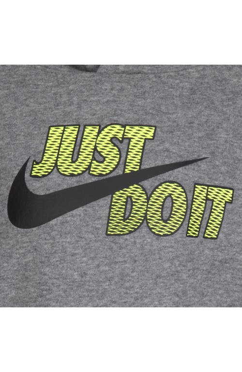 Nike Kids' Just Do It Fleece Hoodie & Pants Set In Carbon Heather